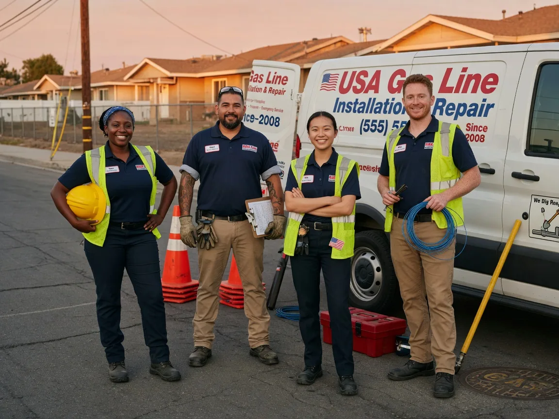 Gas Line Installation company in Milam, TX